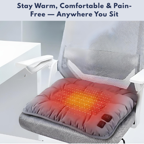 WarmSeat Pro – Heated Comfort Cushion